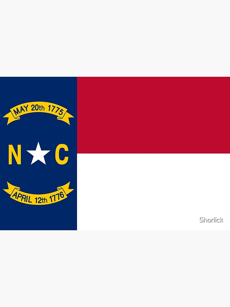 north-carolina-flag-poster-for-sale-by-shorlick-redbubble