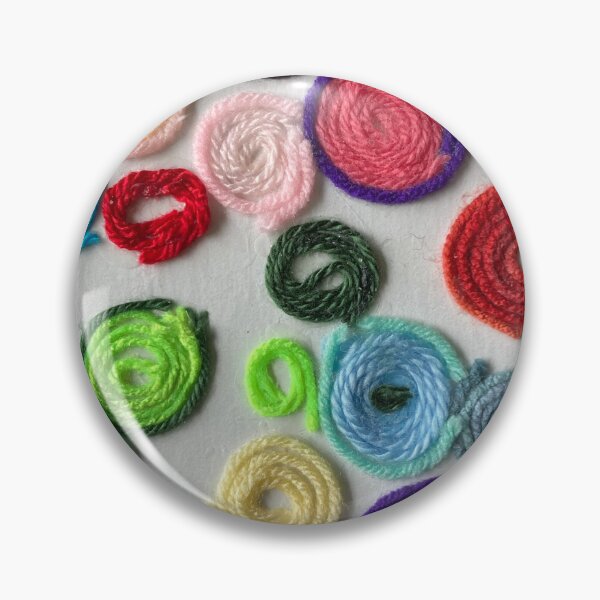 Item preview, Yarn coil circle pattern  designed and sold by junebugamch.
