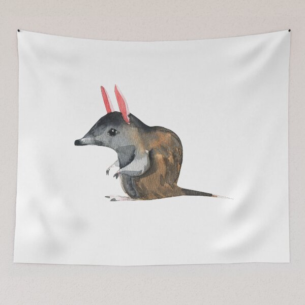 Item preview, Greater Bilby Watercolor, Rabbit Eared Bandicoot, Australian Greater Bilby, Best Gift Idea For Bilbies Lovers designed and sold by Paintcorner.