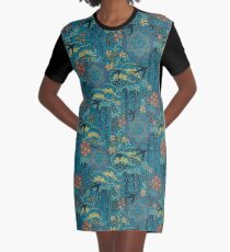 Japanese Garden Graphic T-Shirt Dress