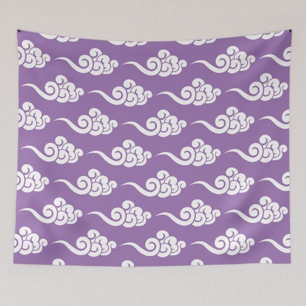 Item preview, Chinese Clouds Pattern on Purple Background designed and sold by Ayoub14.