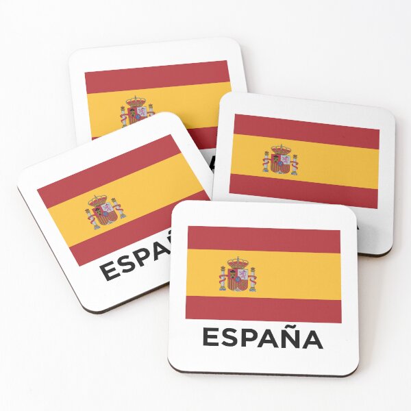 Item preview, Spanish Flag With Text - Bandera de España (On White) designed and sold by STUDIO-72.