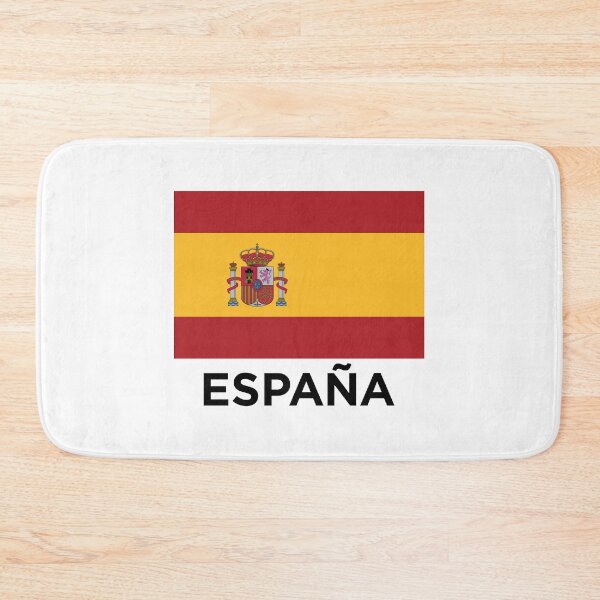 Item preview, Spanish Flag With Text - Bandera de España (On White) designed and sold by STUDIO-72.