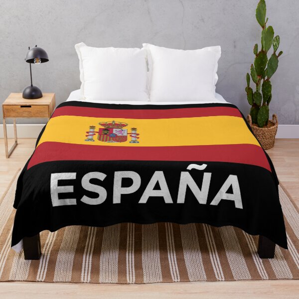 Item preview, Spanish Flag With Text - Bandera de España (On Black) designed and sold by STUDIO-72.