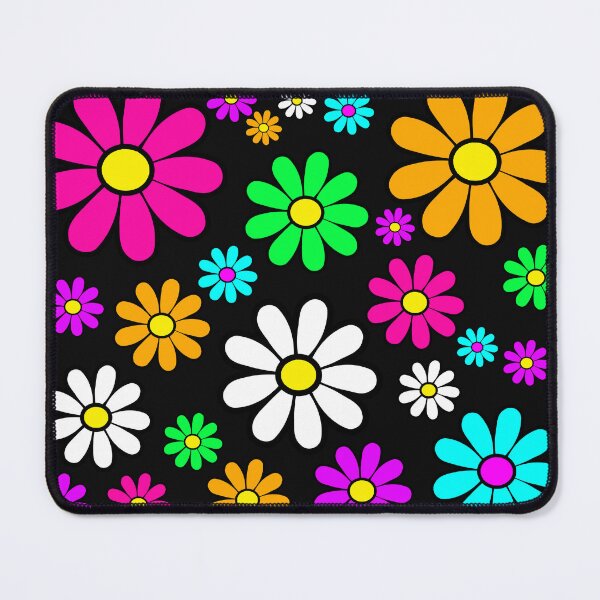 Item preview, Hippie Groovy Daisies Flowers Happy Flowers Pattern designed and sold by funnytshirtemp.
