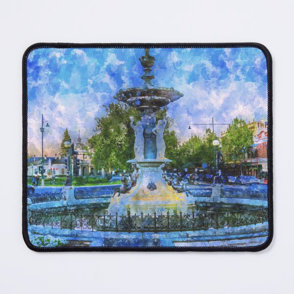 Item preview, The Alexandra Fountain on Pall Mall Watercolor designed and sold by Steven Jodoin.