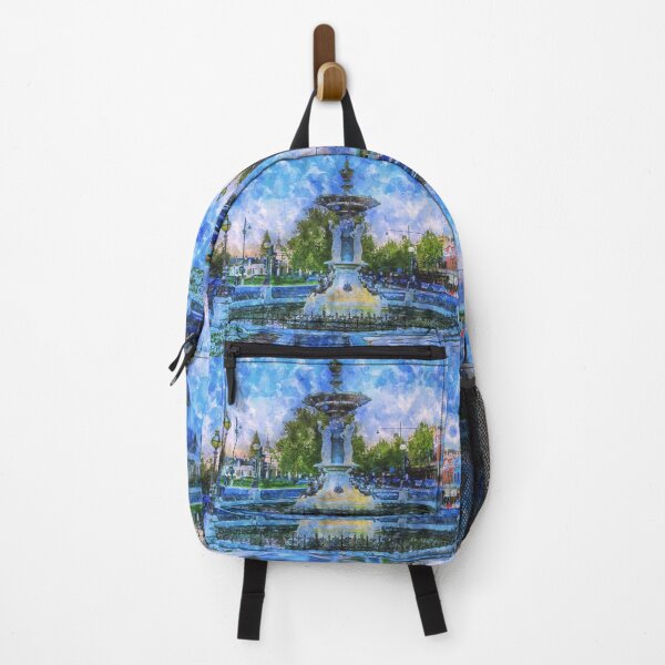 Item preview, The Alexandra Fountain on Pall Mall Watercolor designed and sold by Steven Jodoin.