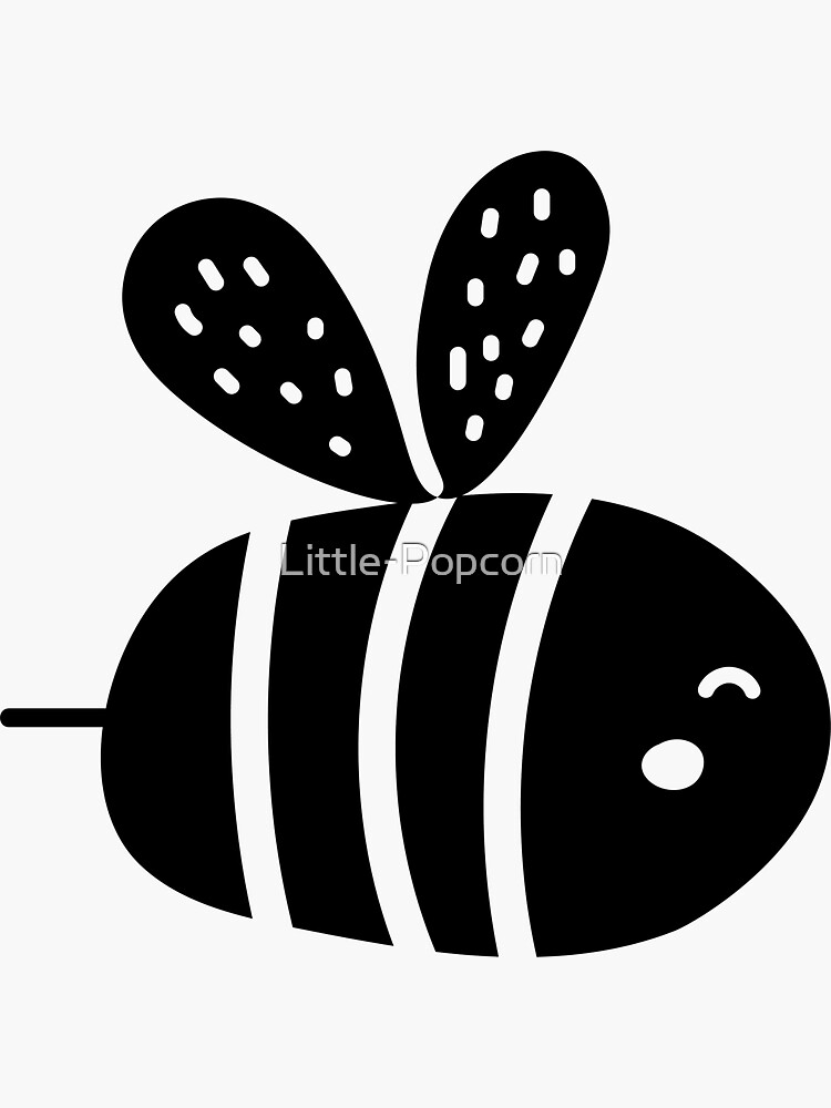 High Contrast Baby Bee - Black & White Sensory | Greeting Card