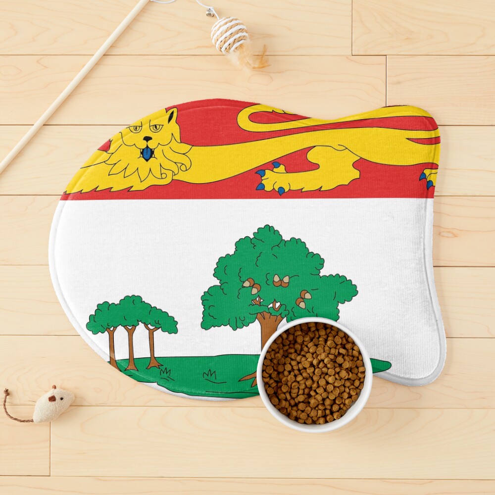 Aperçu de l'œuvre Tapis pour gamelle pour chat créée et vendue par Shorlick.