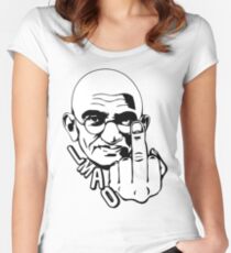 Gandhi - Parody Women's Fitted Scoop T-Shirt