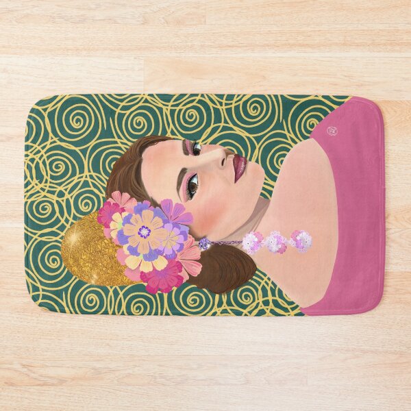 Item preview, Flamenca woman with gold comb and flowers designed and sold by Dancesevillanas.