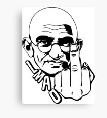 Gandhi - Parody Canvas Print