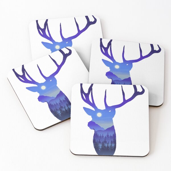 Item preview, blue deer designed and sold by islerva.