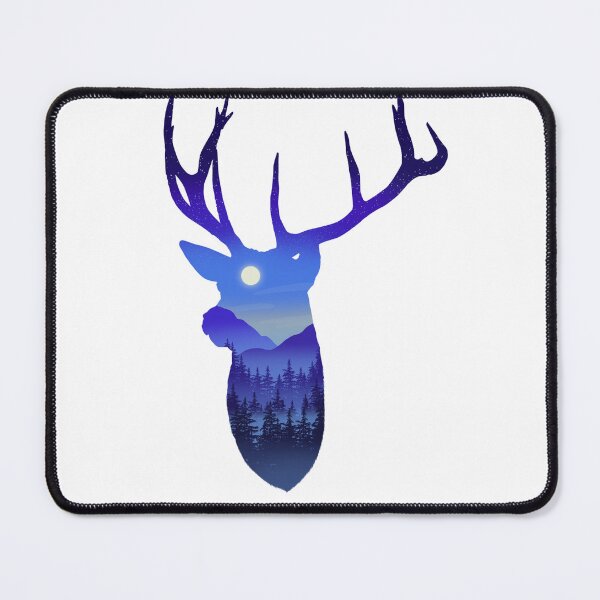 Item preview, blue deer designed and sold by islerva.