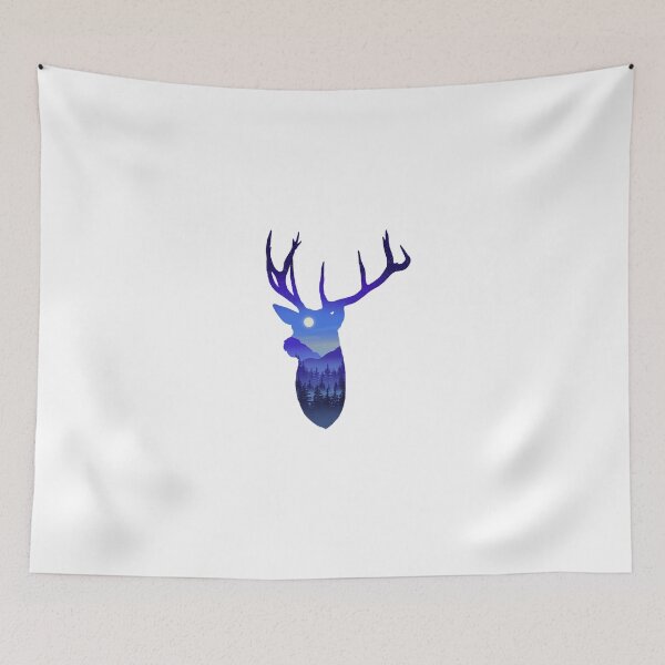 Item preview, blue deer designed and sold by islerva.