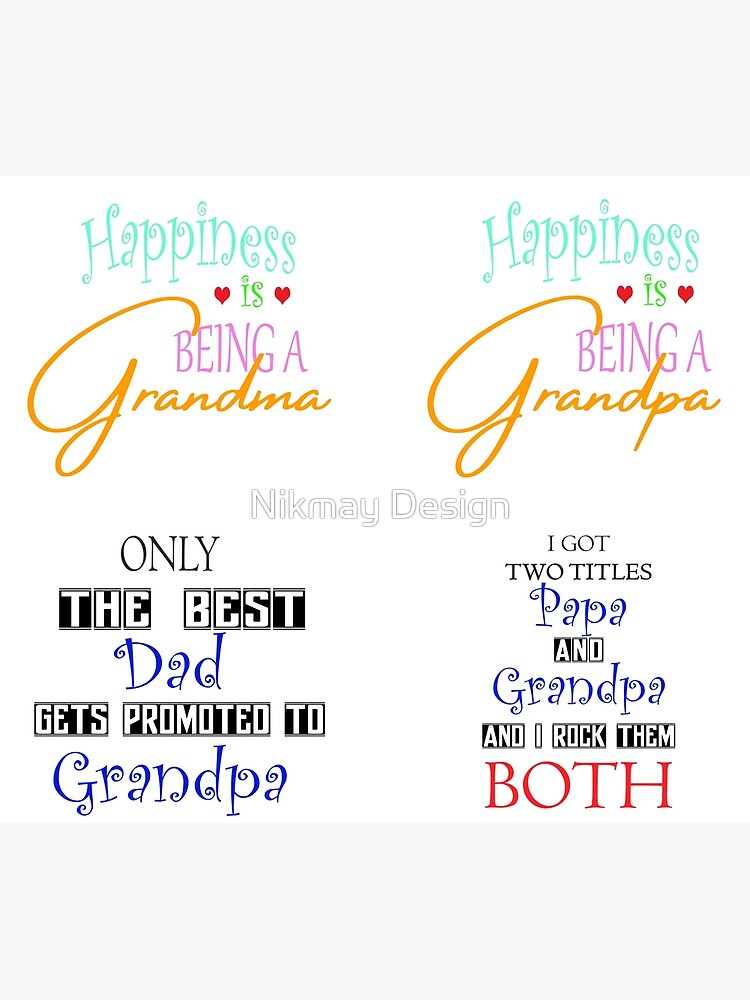 Discover grandma is my name knitting is my game (bundle) 5 Premium Matte Vertical Poster
