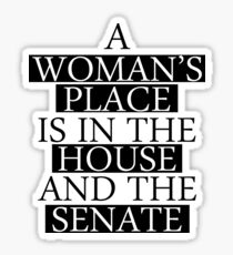 A Woman's Place Sticker