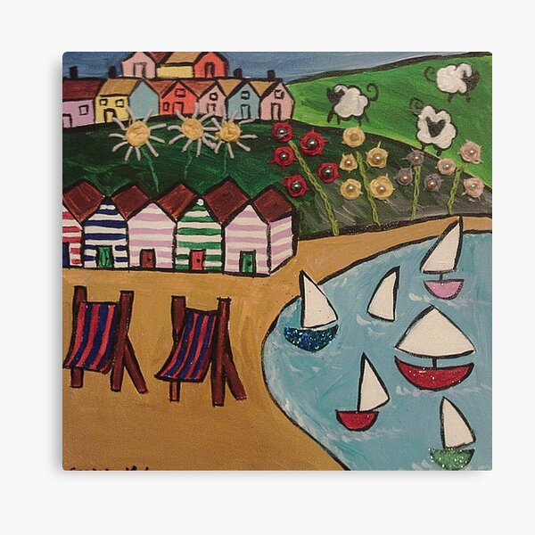 Item preview, Beach Huts and Sailing Boats designed and sold by Casimirasart.