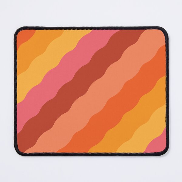 Item preview, Abstract retro 70s waves pattern in orange, yellow and brown  designed and sold by Yasminepatterns .