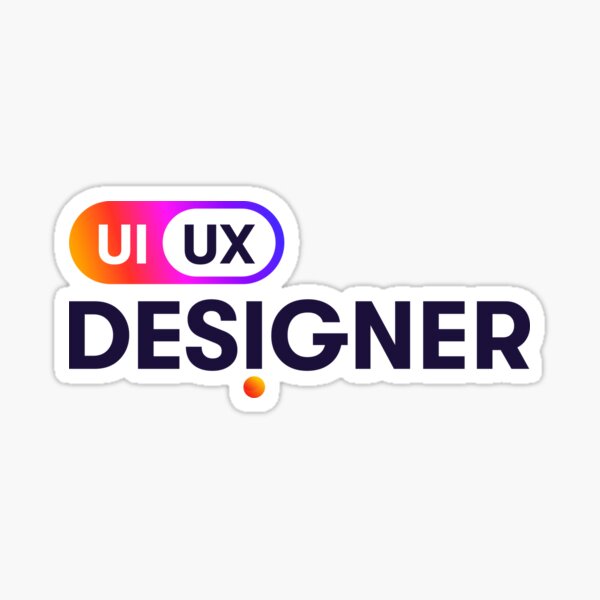 "UI UX Designer" Sticker for Sale by cprintelements | Redbubble