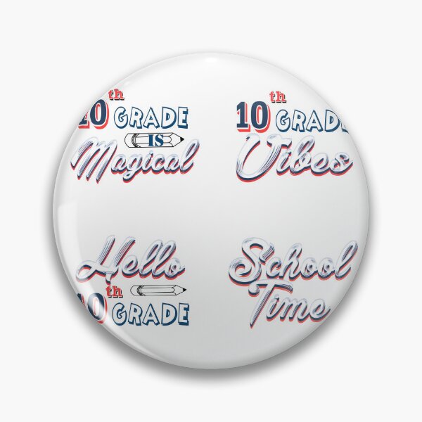 Item preview, Hello tenth grade sticker bundle designed and sold by Nikmay Design.