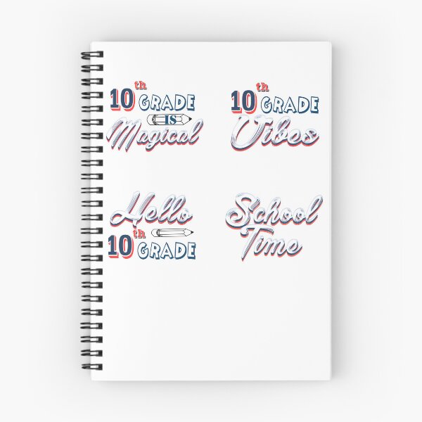 Item preview, Hello tenth grade sticker bundle designed and sold by Nikmay Design.