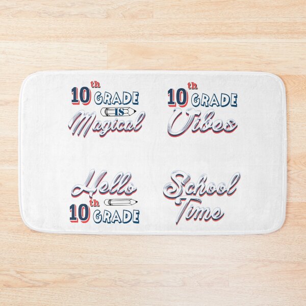 Item preview, Hello tenth grade sticker bundle designed and sold by Nikmay Design.