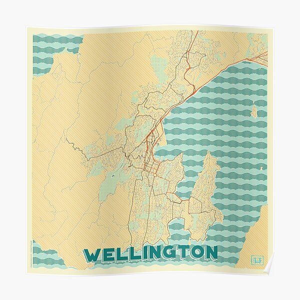 "Wallington Map Retro" Poster for Sale by HubertRoguski Redbubble