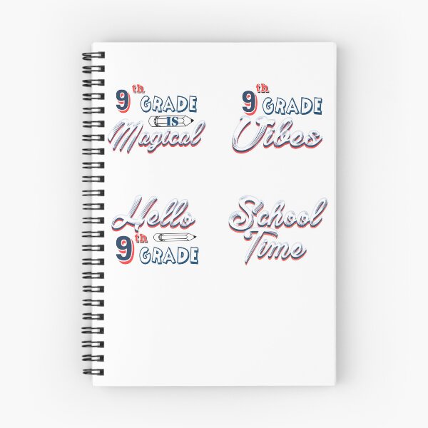 Item preview, Nineth grade vibes sticker bundle designed and sold by Nikmay Design.