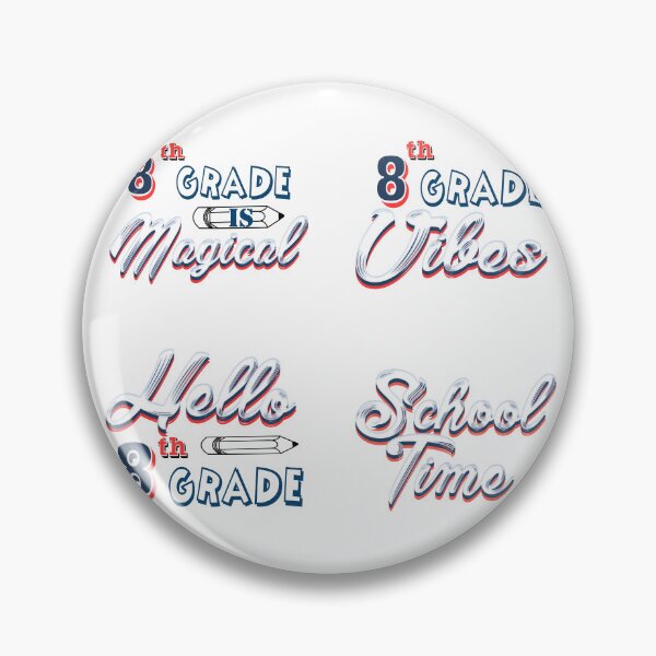 Item preview, Hello eighth grade sticker bundle designed and sold by Nikmay Design.