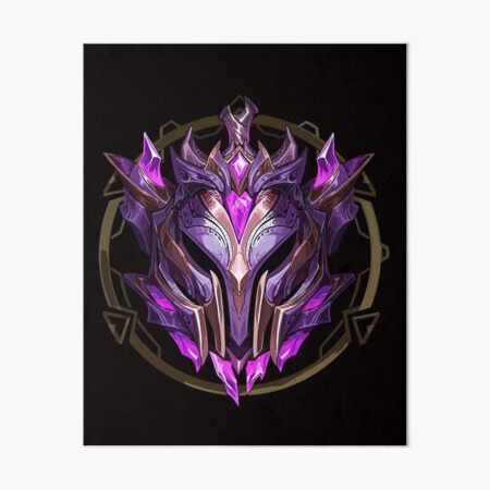 Multiplayer Online Battle Arena lol grandmaster Rank Icon Art Board Print  for Sale by ElyVan