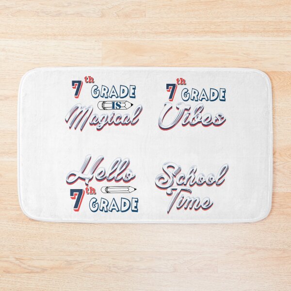 Item preview, Hello seventh grade sticker bundle designed and sold by Nikmay Design.