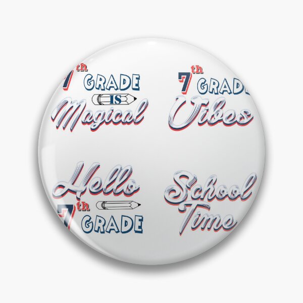 Item preview, Hello seventh grade sticker bundle designed and sold by Nikmay Design.