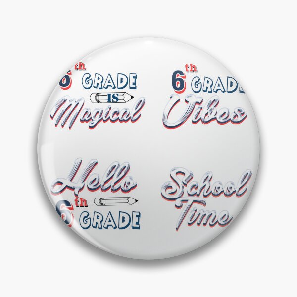 Item preview, Hello sixth grade sticker bundle designed and sold by Nikmay Design.