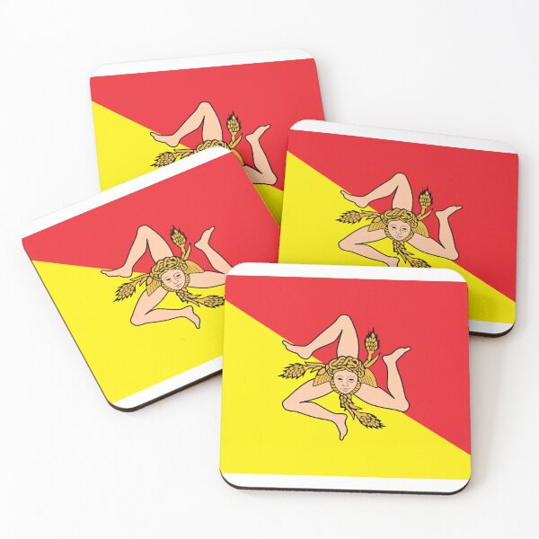 Item preview, Flag of Sicily designed and sold by Flags & Cie.