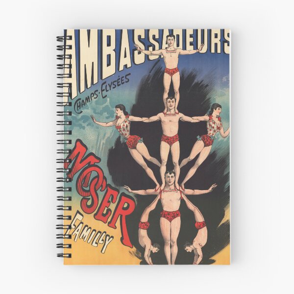 Item preview, AMBASSADEURS Champs Elysees MOSER FAMILY Vintage French Circus Theater Poster designed and sold by retroposters.