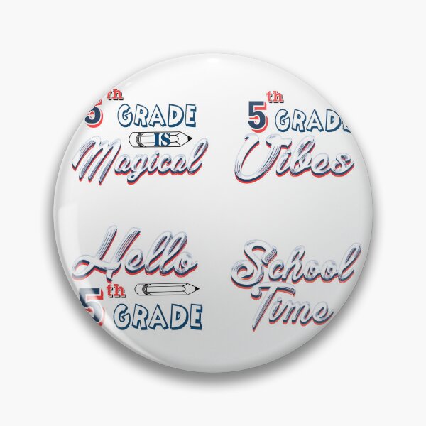 Item preview, Hello fifth grade sticker bundle designed and sold by Nikmay Design.