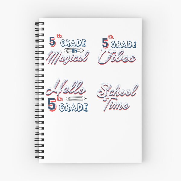 Item preview, Hello fifth grade sticker bundle designed and sold by Nikmay Design.