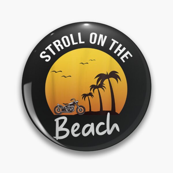 Item preview, Funny Summer Biker Riders Motorcycle Stroll On The Beach            designed and sold by Citizenxoaaai.