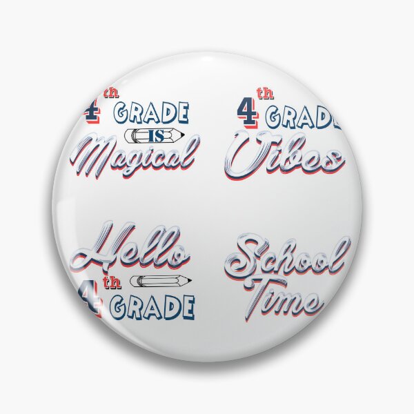 Item preview, Hello fourth grade sticker bundle designed and sold by Nikmay Design.
