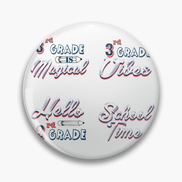 Item preview, Hello third grade sticker bundle designed and sold by Nikmay Design.