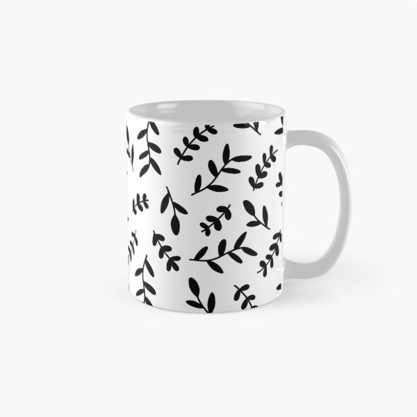 Item preview, Leaves Pattern (black/white) designed and sold by Design Minds Boutique.