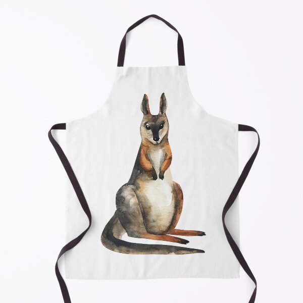 Item preview, Cute Red Kangaroo Watercolor, Osphranter Rufus Red Kangaroo, Adorable Watercolor Red Kangaroo Illustration, Red Kangaroos Lovers designed and sold by Paintcorner.