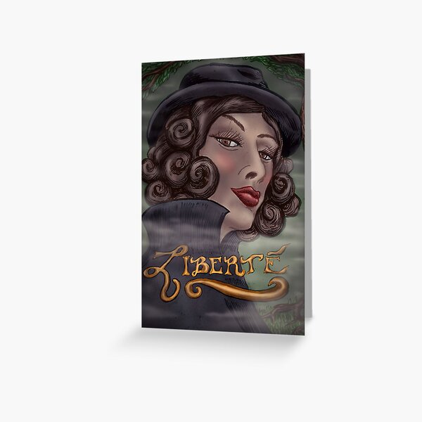 Liberté Greeting Card