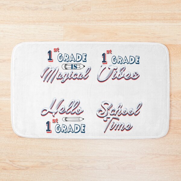 Item preview, Hello first grade sticker bundle designed and sold by Nikmay Design.