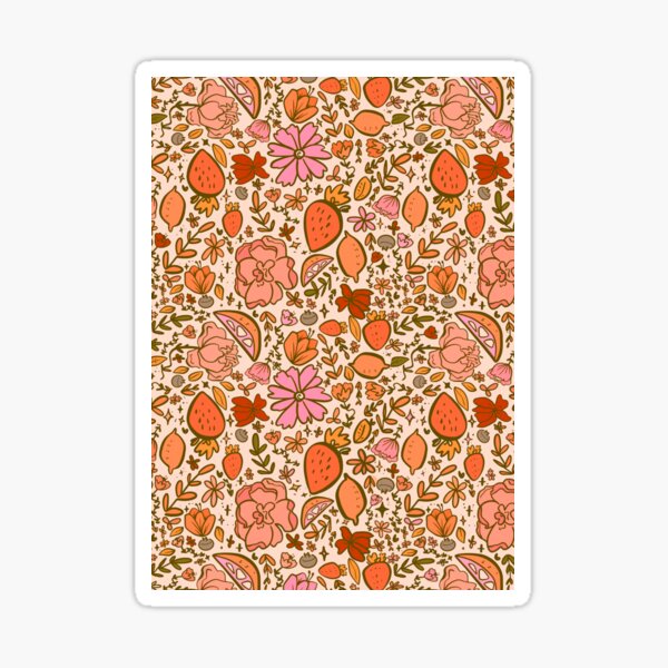 Item preview, Cute Colourful Summer Fruit Floral Pattern designed and sold by volttrash.