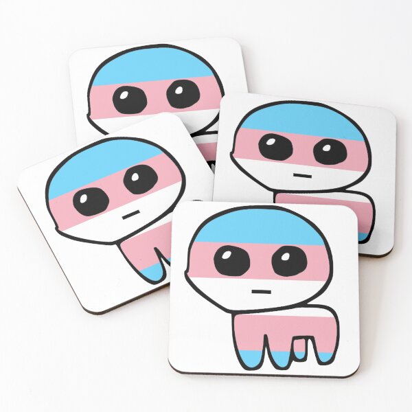 Item preview, tbh creature / autism creature transgender pride flag  designed and sold by romanticists.