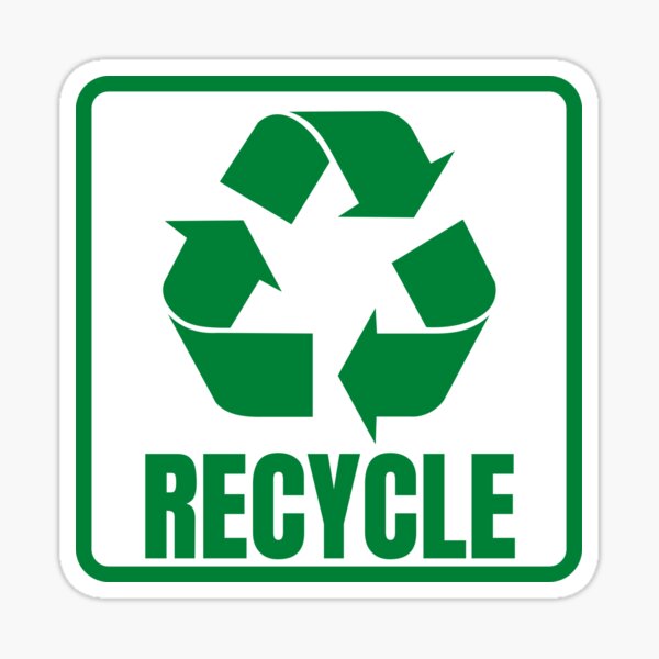 Item preview, Recycling Bin Signs designed and sold by noyomiart.