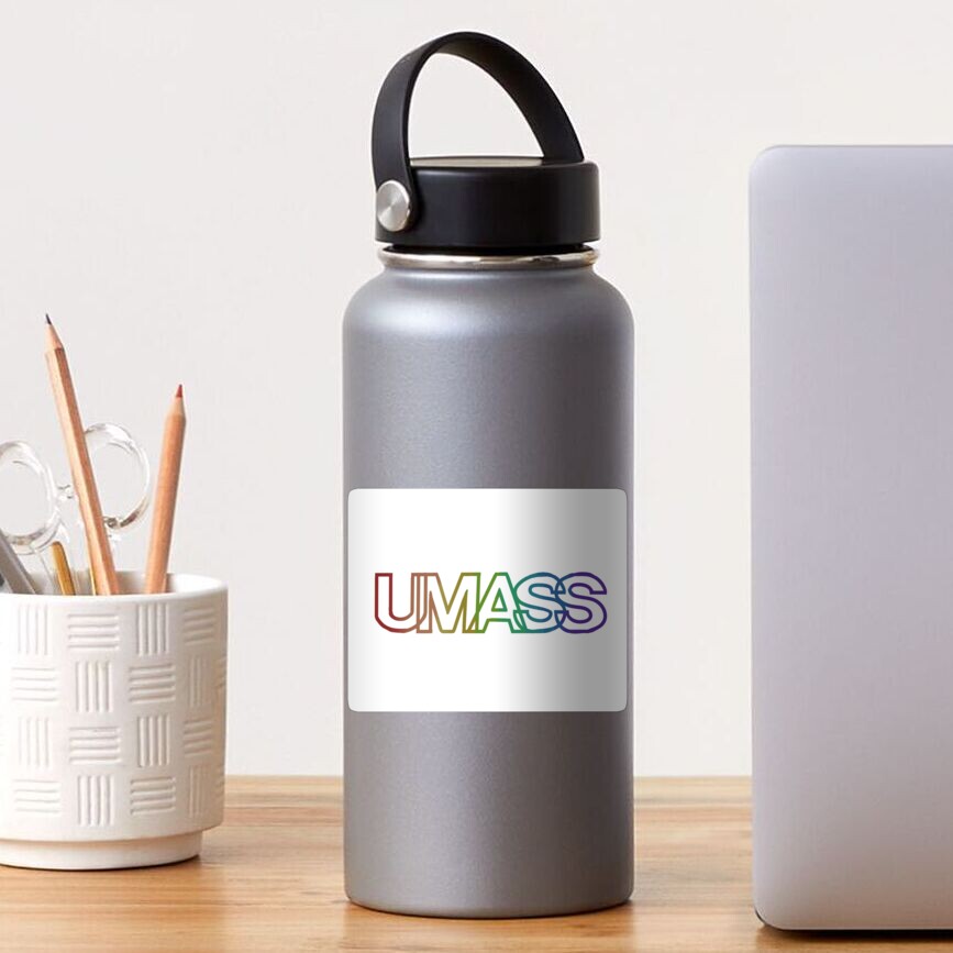 "Umass Amherst vintage 80's logo " Sticker for Sale by umbrelaforbella