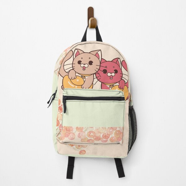 Item preview, Light brown and reddish orange kitten surrounded by orange flowers designed and sold by Arteartz.